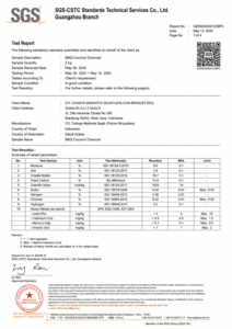 BBQ TEST REPORT